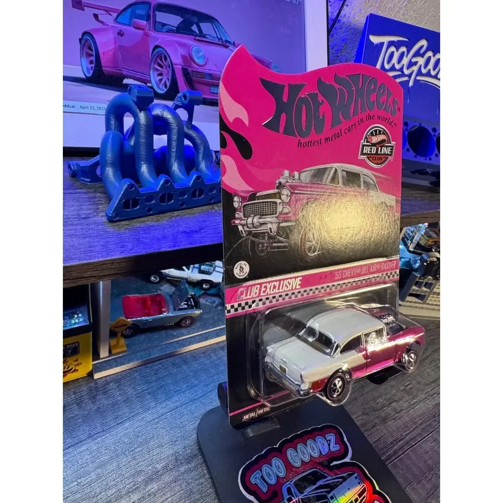 Hot Wheels RLC 55 Chevy Bel Air Gasser Pink
